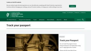 Track your Passport - Department of Foreign Affairs and Trade