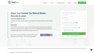 Income Tax Refund Status for 2019-20 - With explanation for your ...