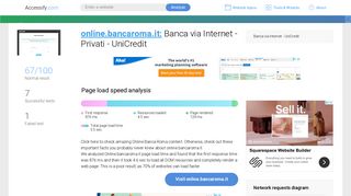 Access online.bancaroma.it. Banca via Internet - Privati - UniCredit