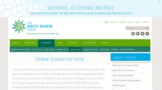 The Bryn Mawr School | Online School for Girls | Baltimore, MD