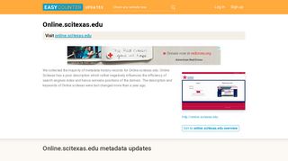 Online Scitexas (Online.scitexas.edu) - Southern Careers Institute ...