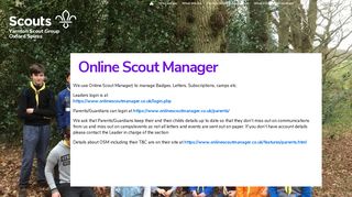 Yarnton Scout Group » Online Scout Manager