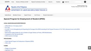 Special Program for Employment of Student (SPES) | Department of ...