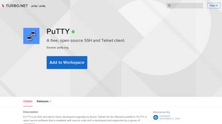 Run PuTTY Online - Turbo.net