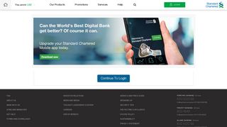Online Banking login – Standard Chartered UAE