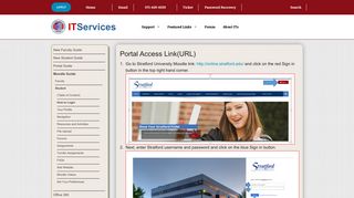Student - Moodle, How to Login | IT Services | Stratford University