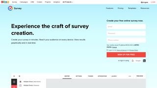 Create online surveys and questionnaires for free : Zoho Survey