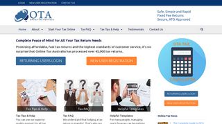 Online Tax Australia | Lodge Tax Return Online