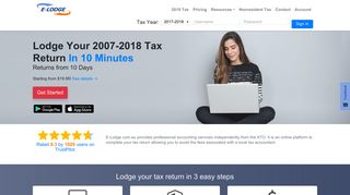 ELodge.com.au | DIY Lodge Your 2016 Tax Return Online in 10 Minutes