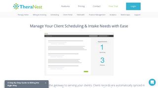 Client Scheduling, Reminders & Confirmations | Mental Health Software