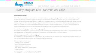 Buddy program Karl Franzens Uni Graz | ESN Uni Graz