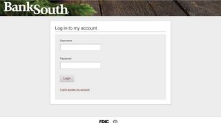 Log In to Online Banking - BankSouth