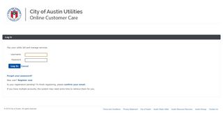 CoA Online Customer Care - City of Austin Utilities