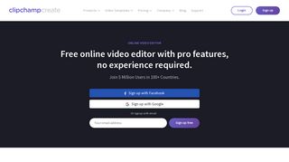 Online Video Editor, free & secure | Clipchamp Create
