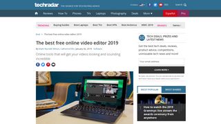 The best free online video editor 2019 | TechRadar