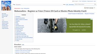 Maharashtra - Register as Voter (Voters ID Card or Electro Photo ...