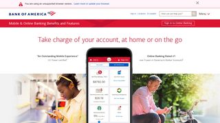 Mobile and Online Banking Benefits & Features from Bank of America