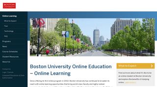 Boston University Online Learning | BU Online