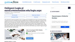 Onlinecci Login at enroll.everestonline.edu/login.aspx | Guide to Login