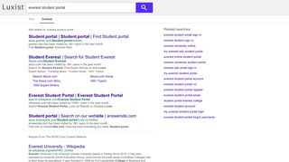 everest student portal - Luxist - Content Results
