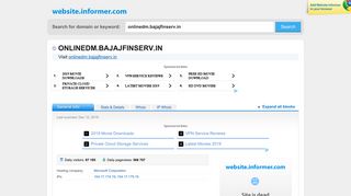 onlinedm.bajajfinserv.in at Website Informer. Visit Onlinedm ...