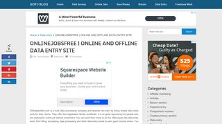 ONLINEJOBSFREE | ONLINE AND OFFLINE DATA ENTRY SITE ...