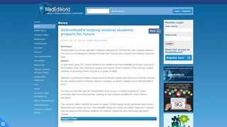 MedEdWorld - OnlineMedEd helping medical students prepare for future