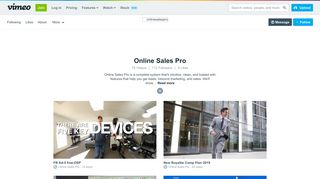 Online Sales Pro on Vimeo