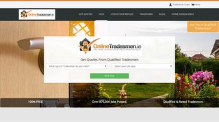 Get quotes from Tradesmen - OnlineTradesmen