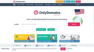 OnlyDomains - Global Domain Name Registrar