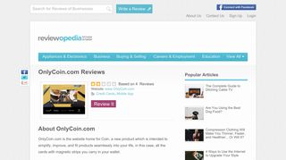 OnlyCoin.com Reviews - Legit or Scam? - Reviewopedia
