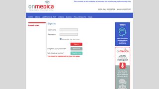 Futureproofing our NHS - OnMedica - Login