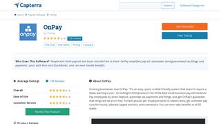 OnPay Reviews and Pricing - 2019 - Capterra