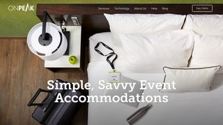 Home | onPeak - Simple, Savvy Event Accommodations