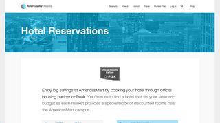 Hotel Reservations - AmericasMart Atlanta