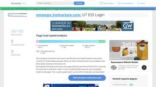 Access onramps.instructure.com. UT EID Login
