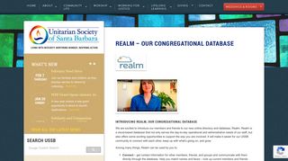 Realm - Our Congregational Database - Unitarian Society of Santa ...