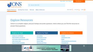 Explore Resources | ONS