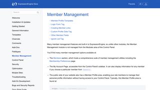 Member Management — ExpressionEngine 5.1.3 documentation