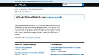Office for National Statistics - GOV.UK