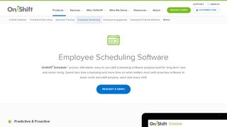 Online Employee Scheduling Software for Long-Term Care ... - OnShift