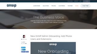 New OnSIP Admin Onboarding: Add Phone Users and Extensions