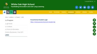 PowerSchool Student Login - Onslow County Schools