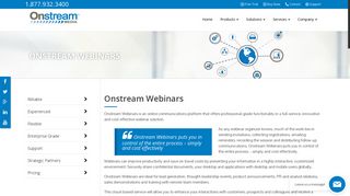 Onstream Webinars | Onstream Media