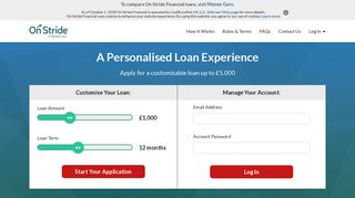 On Stride Financial - Official Site | Instalment Loans
