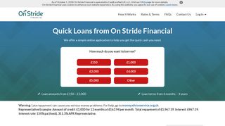 Quick Loans, if Approved - On Stride Financial