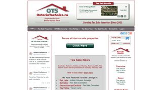 Ontario Tax Sales