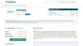 OnTarget Reviews and Pricing - 2019 - Capterra