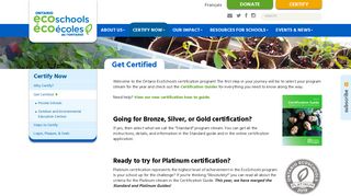 Get Certified - Ontario EcoSchools