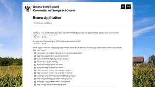 Renew-Application - Ontario Electricity Support Program